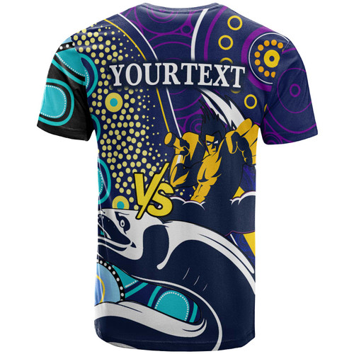 Parramatta Eels VS Melbourne Storm Custom T-shirt - Australia Big Match Proud Of Culture