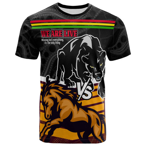 Australia Penrith Panthers VS Broncos Custom T-shirt - Australia Big Match Proud Of Culture