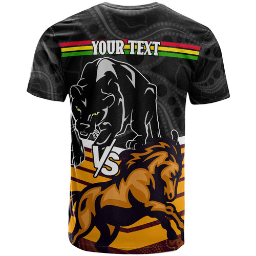 Australia Penrith Panthers VS Broncos Custom T-shirt - Australia Big Match Proud Of Culture