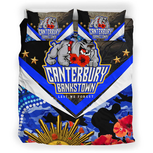 Australia Anzac Aboriginal Inspired Bedding Set - Poppy Flower Remembrance Day Bedding Set Australia Anzac Aboriginal Inspired Bedding Set - Poppy Flower Remembrance Day Bedding Set