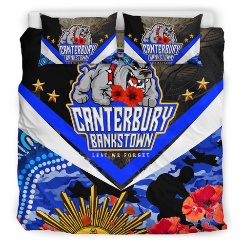 Australia Anzac Aboriginal Inspired Bedding Set - Poppy Flower Remembrance Day Bedding Set Australia Anzac Aboriginal Inspired Bedding Set - Poppy Flower Remembrance Day Bedding Set
