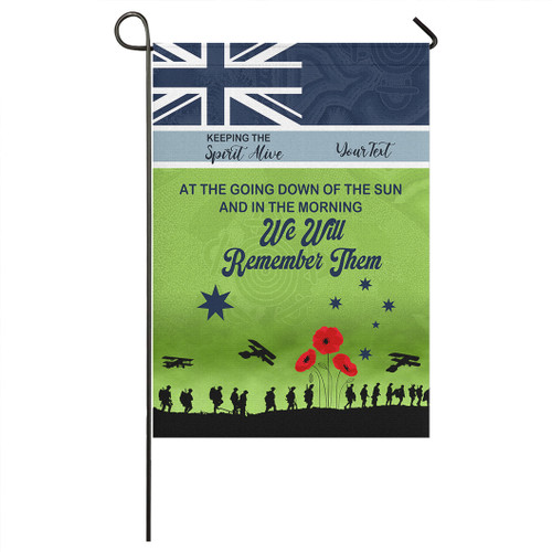 Canberra Raiders Anzac Custom Flag - Keeping the Spirit Alive Flag