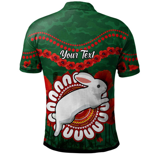 South Sydney Rabbitohs Custom Polo Shirt - Poppies Flower And Souths Polo Shirt South Sydney Rabbitohs Custom Polo Shirt - Poppies Flower And Souths Polo Shirt