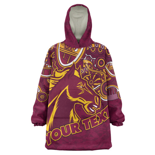Brisbane Broncos Snug Hoodie - Custom Super Indigenous Broncos Brisbane Broncos Snug Hoodie - Custom Super Indigenous Broncos