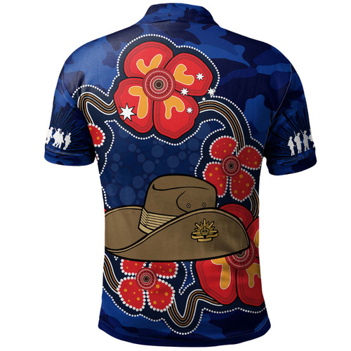 Australia Anzac Camo Custom Polo Shirt - Anzac Poppies Flower Lest We Forget Polo Shirt Australia Anzac Camo Custom Polo Shirt - Anzac Poppies Flower Lest We Forget Polo Shirt