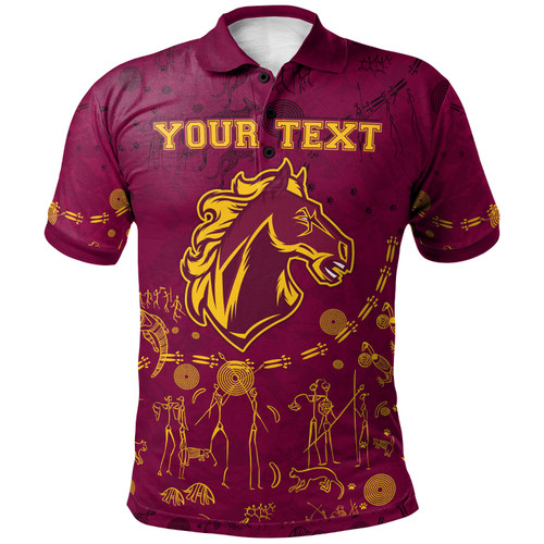 Brisbane Broncos Polo Shirt - Custom Broncos Life Polo Shirt Brisbane Broncos Polo Shirt - Custom Broncos Life Polo Shirt