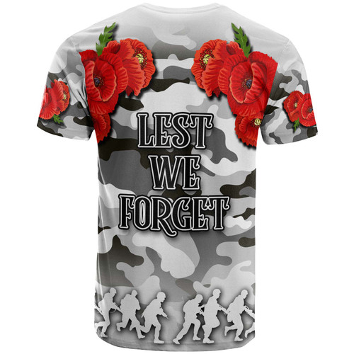 St. George Illawarra Dragons Anzac Custom T-shirt - Poppies Flower Saint Lest We Forget T-shirt St. George Illawarra Dragons Anzac Custom T-shirt - Poppies Flower Saint Lest We Forget T-shirt