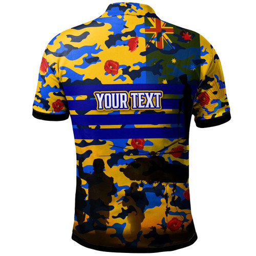 Parramatta Eels Anzac Custom Polo Shirt - Parramatta Eels Jersey Poppies Anzac Polo Shirt Parramatta Eels Anzac Custom Polo Shirt - Parramatta Eels Jersey Poppies Anzac Polo Shirt