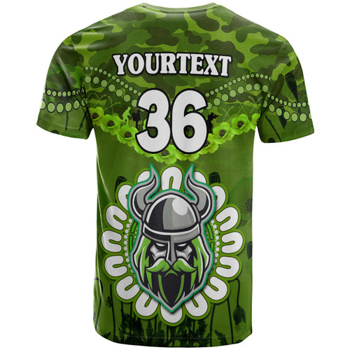 Canberra Raiders Anzac Custom T-shirt - Canberra Raiders Anzac With Poppies Soldiers T-shirt Canberra Raiders Anzac Custom T-shirt - Canberra Raiders Anzac With Poppies Soldiers T-shirt