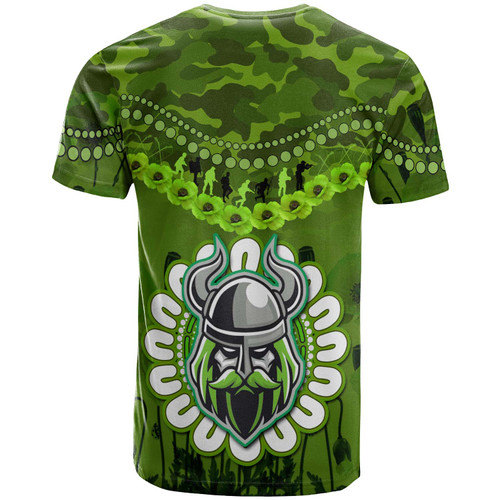 Canberra Raiders Anzac Custom T-shirt - Canberra Raiders Anzac With Poppies Soldiers T-shirt Canberra Raiders Anzac Custom T-shirt - Canberra Raiders Anzac With Poppies Soldiers T-shirt