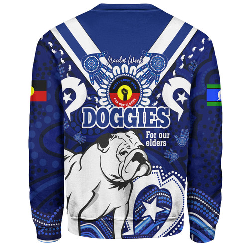 Australia Canterbury-Bankstown Bulldogs Naidoc Week Custom Sweatshirt - For Our Elders Doggies Aboriginal Inspired Sweatshirt Australia Canterbury-Bankstown Bulldogs Naidoc Week Custom Sweatshirt - For Our Elders Doggies Aboriginal Inspired Sweatshirt