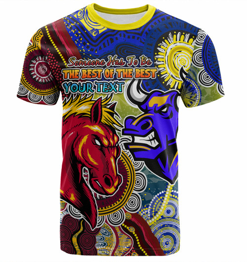 Brisbane Broncos Vs North Queensland Cowboys Custom T-shirt - The Best of The Best T-shirt Brisbane Broncos Vs North Queensland Cowboys Custom T-shirt - The Best of The Best T-shirt