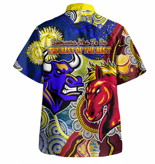 Brisbane Broncos Vs North Queensland Cowboys Custom Hawaiian Shirt - The Best of The Best Shirt Brisbane Broncos Vs North Queensland Cowboys Custom Hawaiian Shirt - The Best of The Best Shirt
