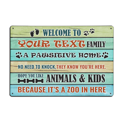 Australia Metal Sign - A Pawsitive Home Australia Metal Sign - A Pawsitive Home