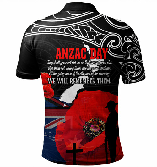 New Zealand Warriors Anzac Day Custom Polo Shirt - Maori New Zealand Warriors Anzac Day Poppies Polo Shirt New Zealand Warriors Anzac Day Custom Polo Shirt - Maori New Zealand Warriors Anzac Day Poppies Polo Shirt