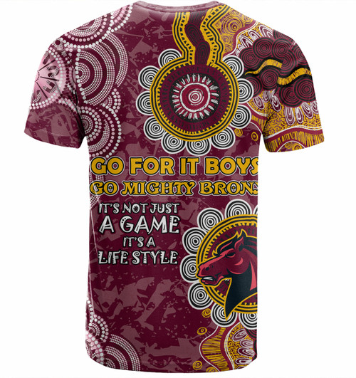 Australia Broncos Custom T-shirt - It's not Just a Game, it's a Life Style T-shirt