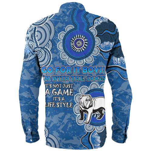 Canterbury-Bankstown Bulldogs Custom Long Sleeve Shirt - I'm Witth the Doggies this year Shirt Canterbury-Bankstown Bulldogs Custom Long Sleeve Shirt - I'm Witth the Doggies this year Shirt