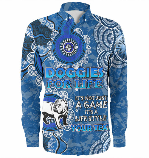 Canterbury-Bankstown Bulldogs Custom Long Sleeve Shirt - I'm Witth the Doggies this year Shirt Canterbury-Bankstown Bulldogs Custom Long Sleeve Shirt - I'm Witth the Doggies this year Shirt