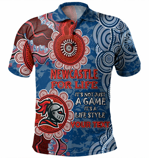 Newcastle Knights Custom Polo Shirt - Bound Together Polo Shirt Newcastle Knights Custom Polo Shirt - Bound Together Polo Shirt