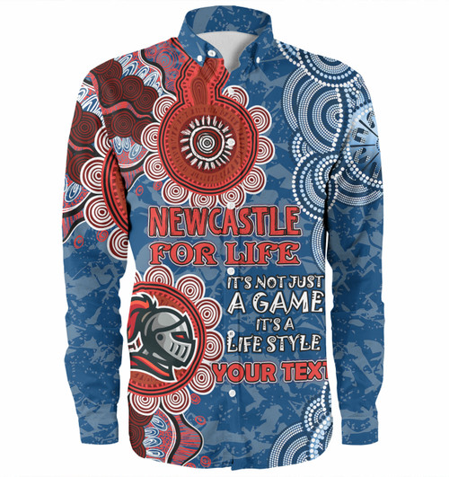 Newcastle Knights Custom Long Sleeve Shirt - Bound Together Shirt Newcastle Knights Custom Long Sleeve Shirt - Bound Together Shirt