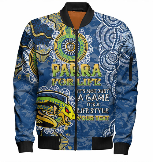 Australia Parramatta Custom Bomber Jacket - Run To Parradise Bomber Jacket Australia Parramatta Custom Bomber Jacket - Run To Parradise Bomber Jacket