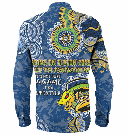 Australia Parramatta Custom Long Sleeve Shirt - Run To Parradise Shirt Australia Parramatta Custom Long Sleeve Shirt - Run To Parradise Shirt