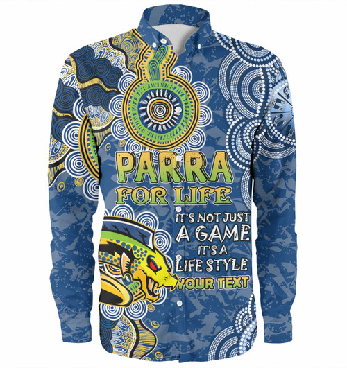 Australia Parramatta Custom Long Sleeve Shirt - Run To Parradise Shirt Australia Parramatta Custom Long Sleeve Shirt - Run To Parradise Shirt