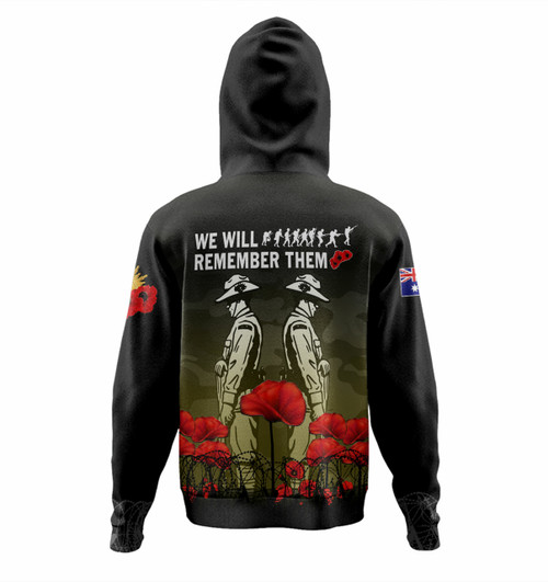 Australia Anzac Day Hoodie - Anzac Day Soldier We Will Remember Them Hoodie Yellow Australia Anzac Day Hoodie - Anzac Day Soldier We Will Remember Them Hoodie Yellow
