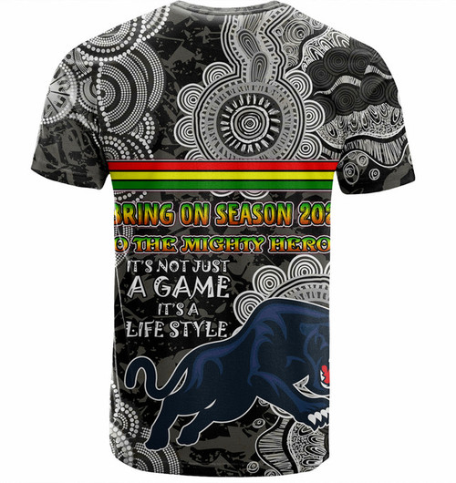 Penrith Panthers Custom T-shirt - Penrith Panthers For Life T-shirt Penrith Panthers Custom T-shirt - Penrith Panthers For Life T-shirt