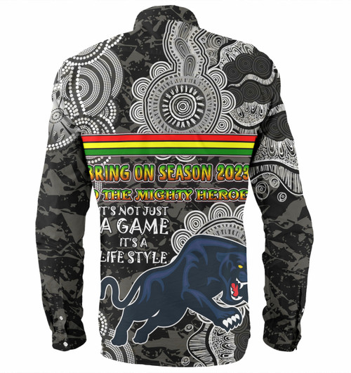 Penrith Panthers Custom Long Sleeve Shirt - Penrith Panthers For Life Shirt Penrith Panthers Custom Long Sleeve Shirt - Penrith Panthers For Life Shirt