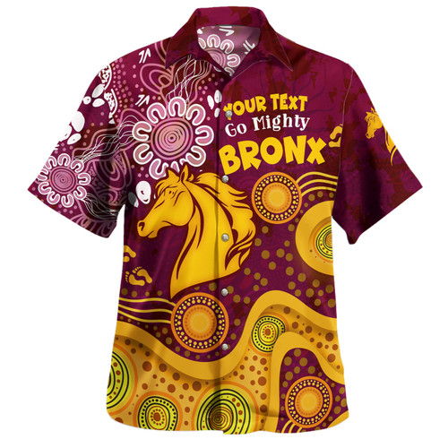 Brisbane Broncos Custom Hawaiian Shirt - Go Mighty Bronx Shirt Brisbane Broncos Custom Hawaiian Shirt - Go Mighty Bronx Shirt