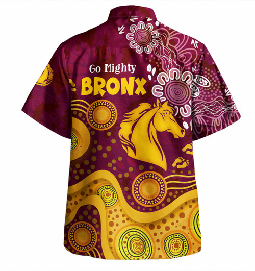 Brisbane Broncos Custom Hawaiian Shirt - Go Mighty Bronx Shirt Brisbane Broncos Custom Hawaiian Shirt - Go Mighty Bronx Shirt
