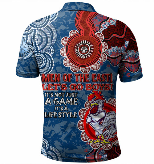 Sydney Roosters Custom Polo Shirt - Easts to Win Polo Shirt Sydney Roosters Custom Polo Shirt - Easts to Win Polo Shirt