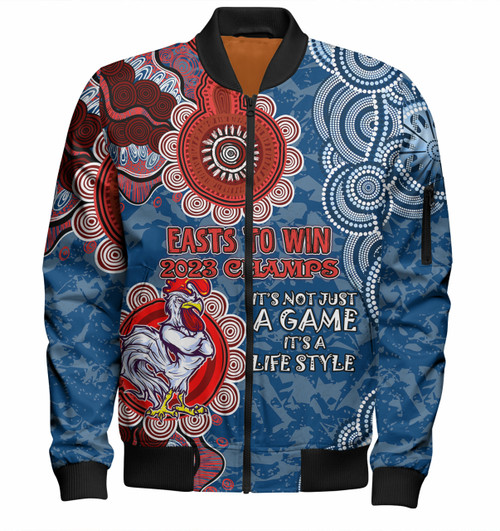 Sydney Roosters Custom Bomber Jacket - Easts to Win Bomber Jacket