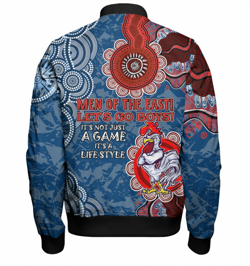 Sydney Roosters Custom Bomber Jacket - Easts to Win Bomber Jacket