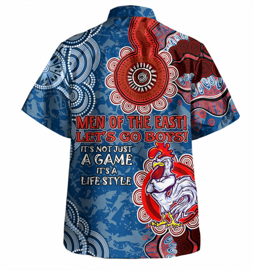 Sydney Roosters Custom Hawaiian Shirt - Easts to Win Shirt