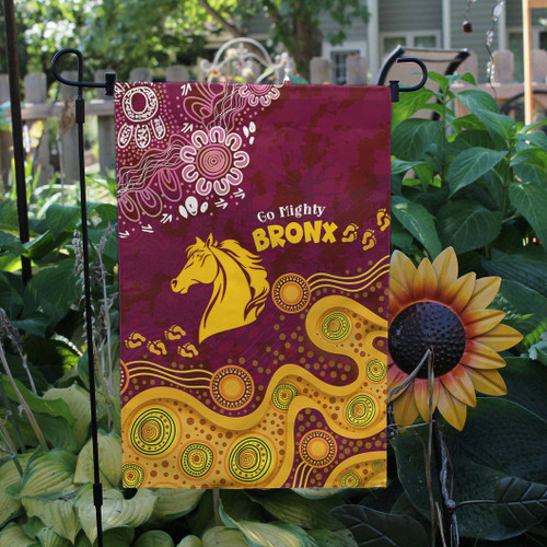 Brisbane Broncos Flag - Go Mighty Bronx Flag Brisbane Broncos Flag - Go Mighty Bronx Flag