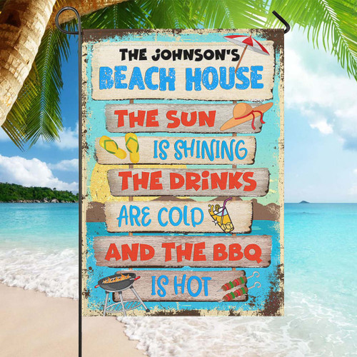 Australia Flag - Personalized Beach House