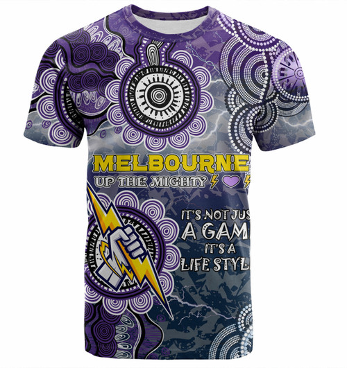 Melbourne Storm Custom T-shirt - Up The Mighty T-shirt Melbourne Storm Custom T-shirt - Up The Mighty T-shirt