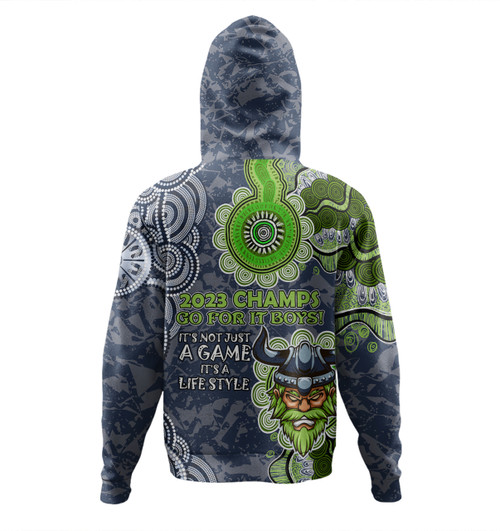 Canberra Raiders Custom Hoodie - 2023 Champs Hoodie