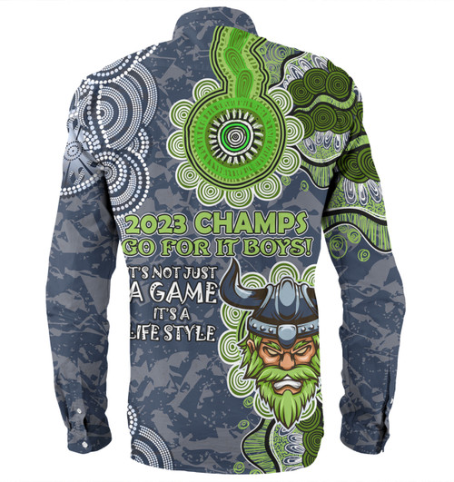 Canberra Raiders Custom Long Sleeve Shirt - 2023 Champs Shirt Canberra Raiders Custom Long Sleeve Shirt - 2023 Champs Shirt