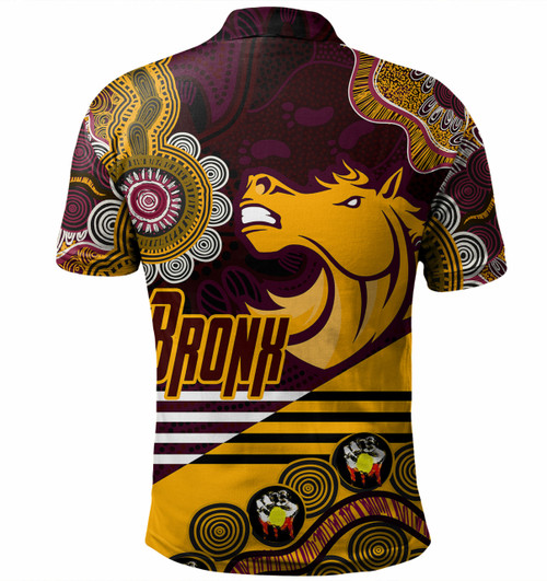Brisbane Broncos Custom Polo Shirt - Go! Let's go! Up The Mighty Bronx Home Jersey Polo Shirt Brisbane Broncos Custom Polo Shirt - Go! Let's go! Up The Mighty Bronx Home Jersey Polo Shirt