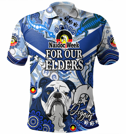 Canterbury-Bankstown Bulldogs Custom Polo Shirt - Naidoc Week Doggies Polo Shirt