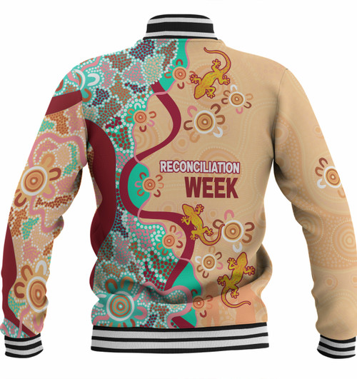 Australia  National Reconciliation Week Custom Baseball Jacket - Be A Voice For Generations Jacket Australia  National Reconciliation Week Custom Baseball Jacket - Be A Voice For Generations Jacket