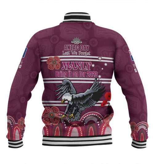 Manly Warringah Sea Eagles Anzac Custom Baseball Jacket - Manly Bring it on 2023 Jacket Manly Warringah Sea Eagles Anzac Custom Baseball Jacket - Manly Bring it on 2023 Jacket