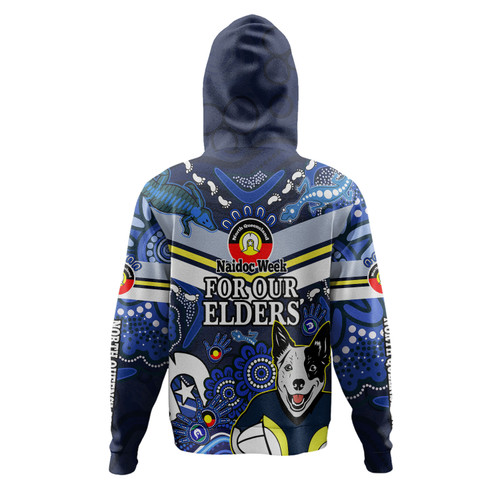 North Queensland Cowboys Naidoc Custom Hoodie - For Our Elders Home Jersey Hoodie North Queensland Cowboys Naidoc Custom Hoodie - For Our Elders Home Jersey Hoodie