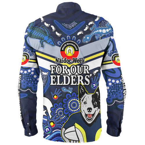 North Queensland Cowboys Naidoc Custom Long Sleeve Shirt - For Our Elders Home Jersey Shirt North Queensland Cowboys Naidoc Custom Long Sleeve Shirt - For Our Elders Home Jersey Shirt