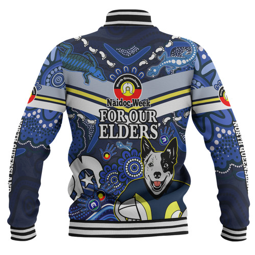 North Queensland Cowboys Naidoc Custom Baseball Jacket - For Our Elders Home Jersey Jacket North Queensland Cowboys Naidoc Custom Baseball Jacket - For Our Elders Home Jersey Jacket