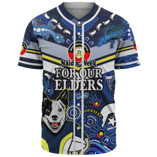 North Queensland Cowboys Naidoc Custom Baseball Shirt - For Our Elders Home Jersey Shirt North Queensland Cowboys Naidoc Custom Baseball Shirt - For Our Elders Home Jersey Shirt