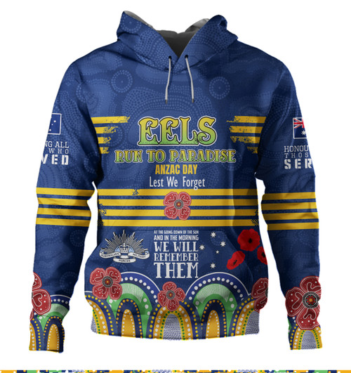 Parramatta Eels Anzac Custom Hoodie - Parramatta Eels Bring on 2023 Hoodie